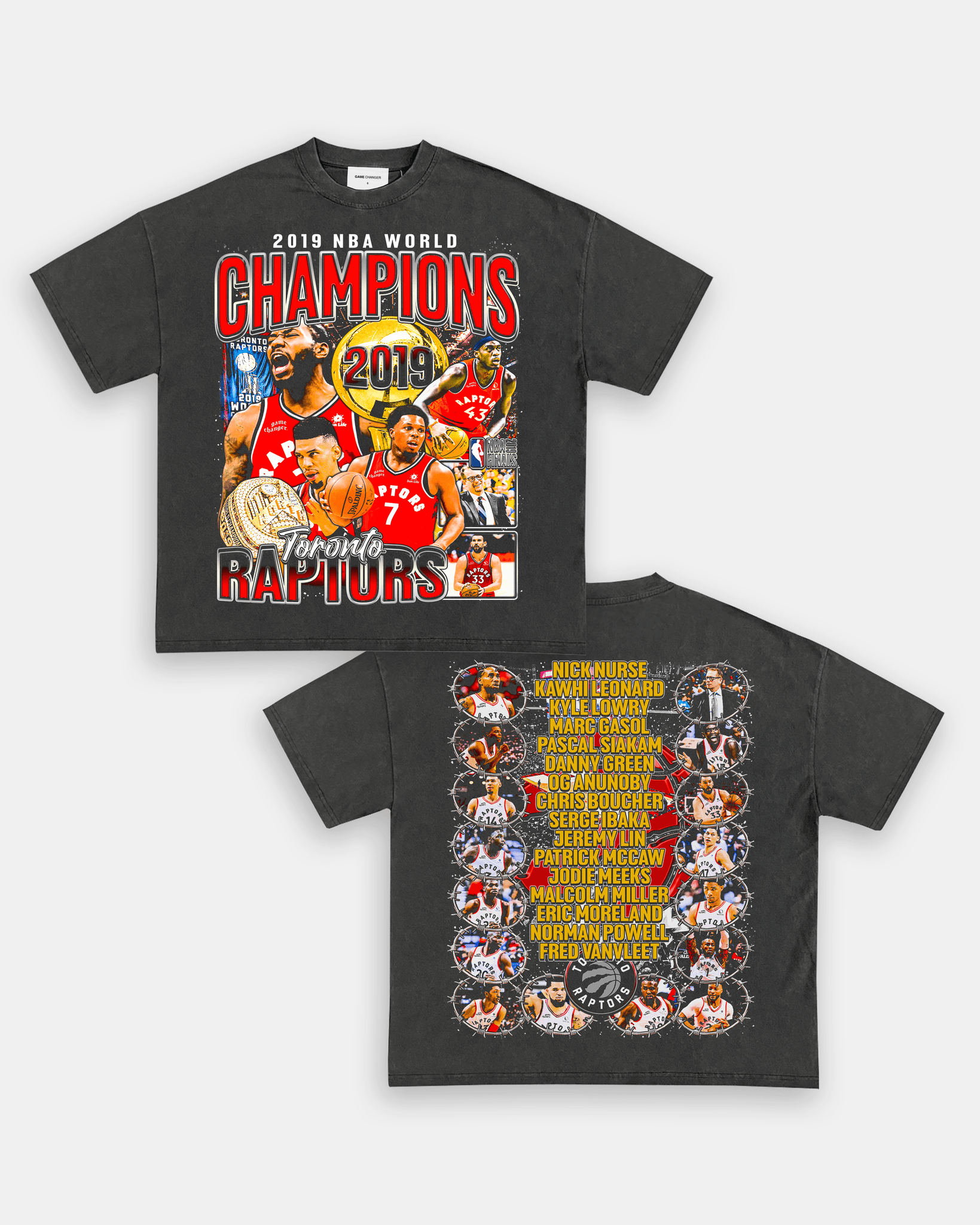 2019 NBA CHAMPIONS TEE - [DS]