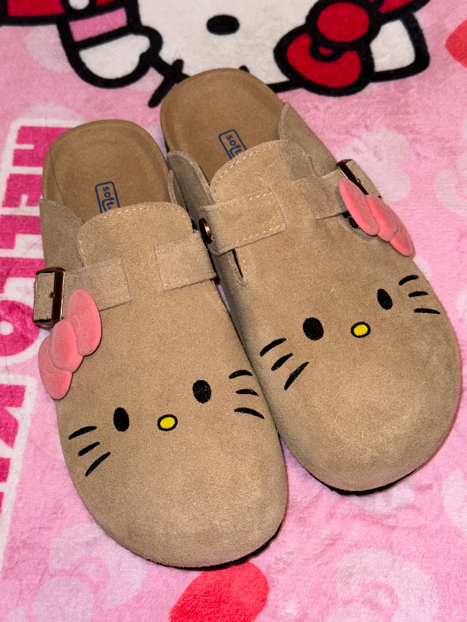 Hello Kitty Suede Clogs