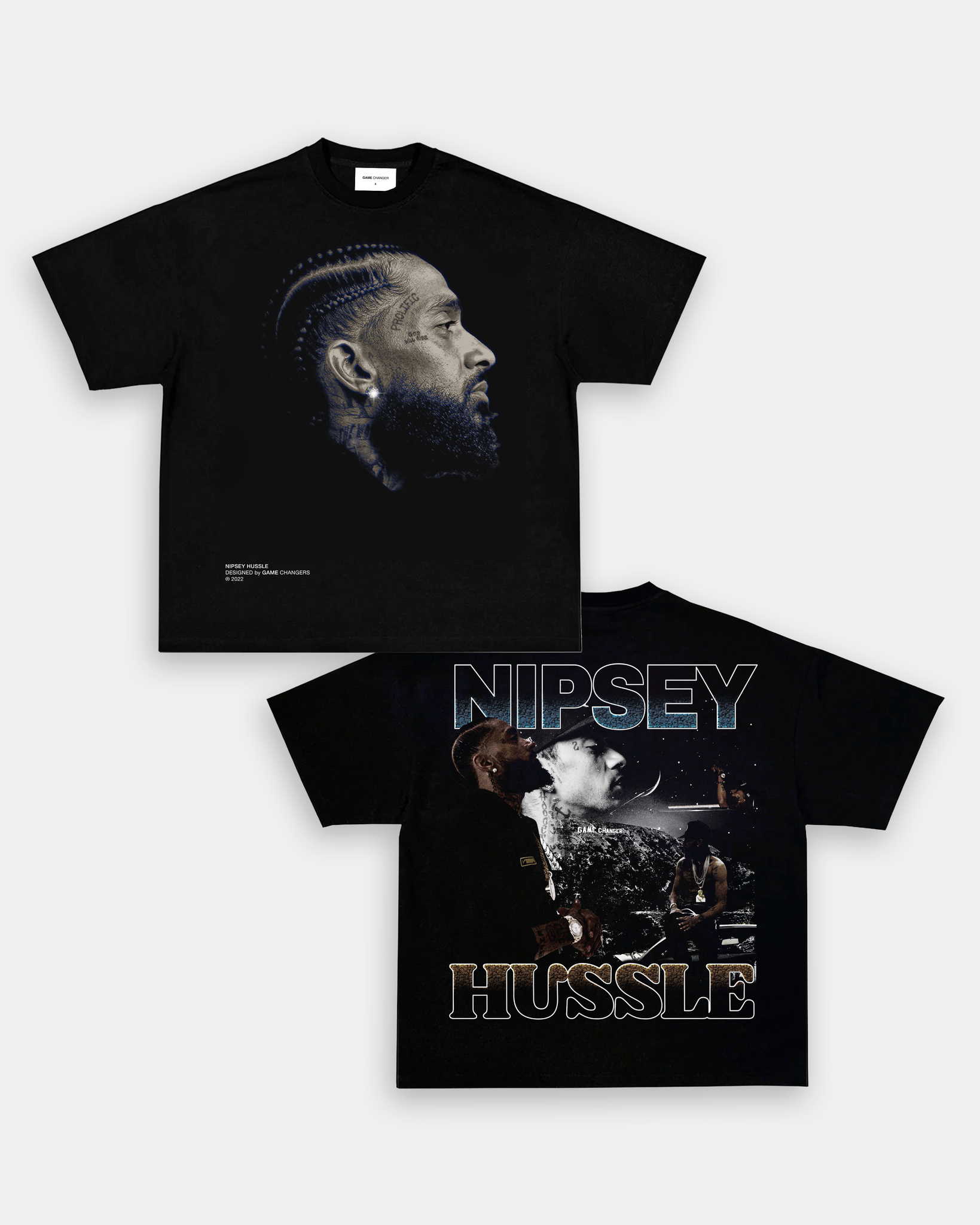 NIPSEY HUSSLE TEE - [DS]