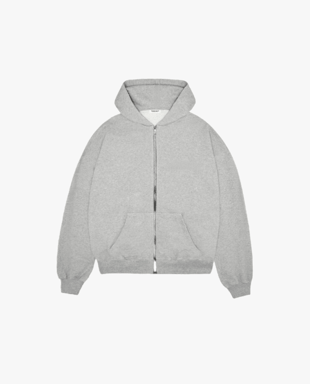 COZY ZIP UP - GREY