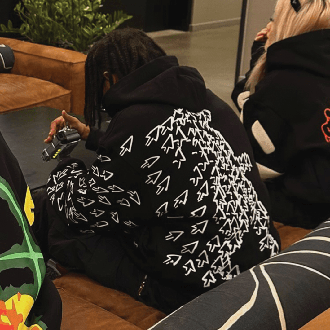 "Clickbait" Scattered Hoodie